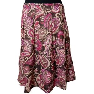 W Work to Weekend A-Line Pleated Skirt Size 12